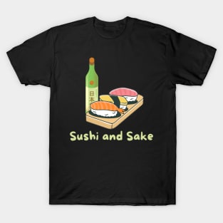 Sushi and Sake Men and Women Japan T-Shirt